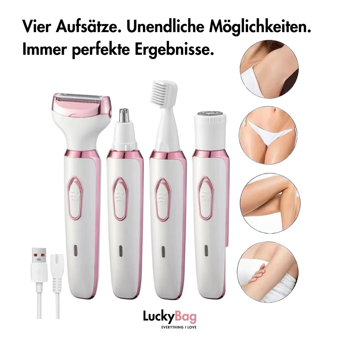 4-in-1 Rasiergerät für Frauen